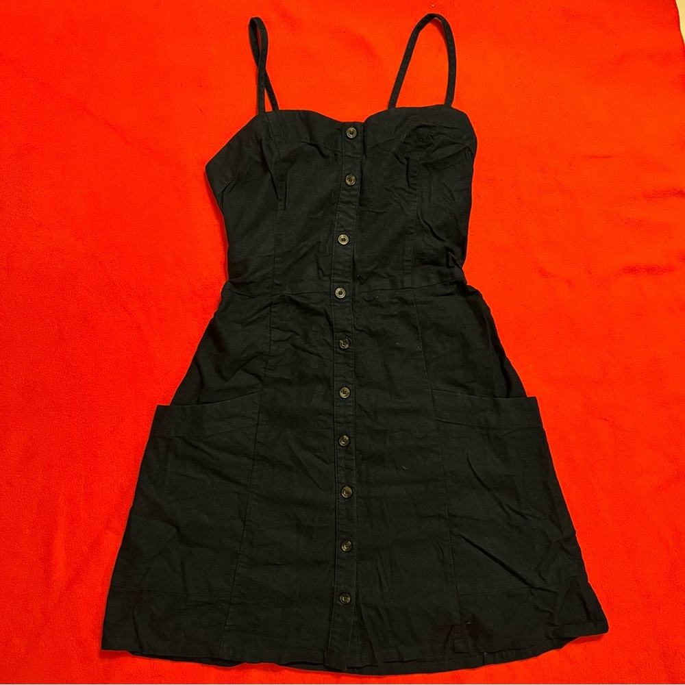 Abercrombie Button Front Mini Dress, S